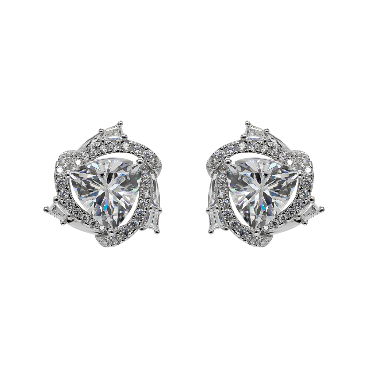 【745】Blossom Elegance Moissanite Jewelry Set
