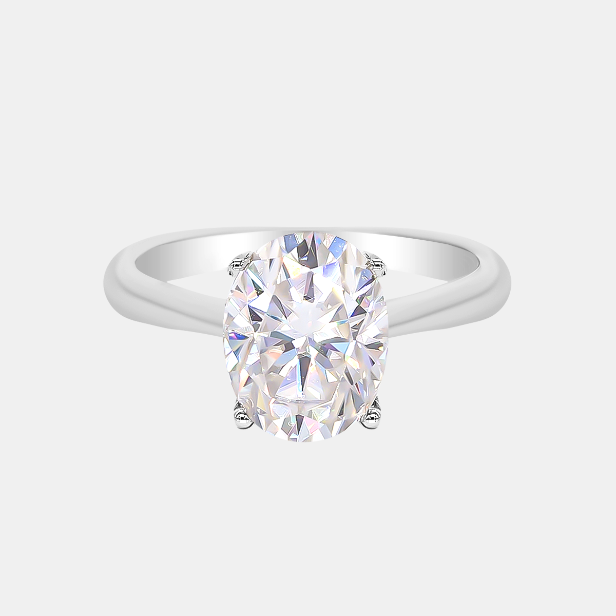 【194】Grand Oval Moissanite RIng