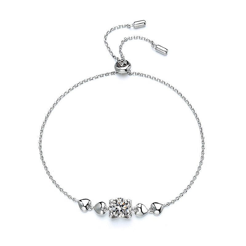 【#258】925 Sterling Silver Moissanite Bracelet