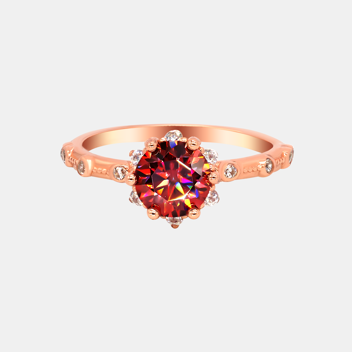 【#217】925 Sterling Silver Moissanite Rings